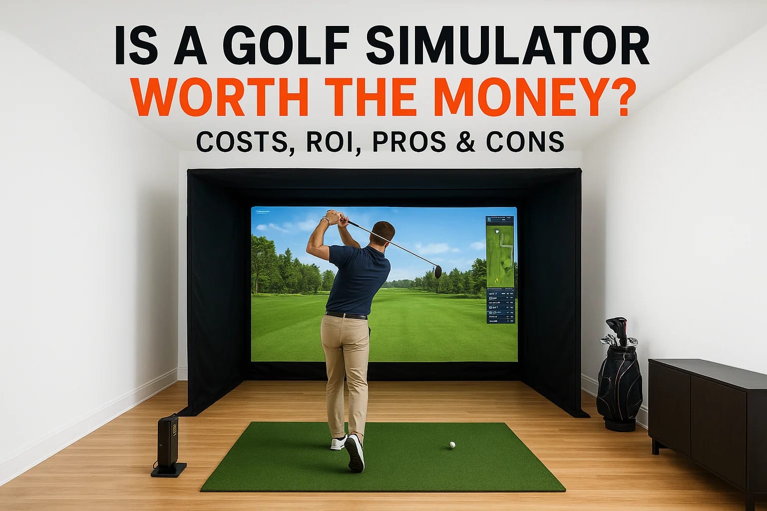 Is A Golf Simulator Worth The Money? Costs, ROI, Pros & Cons