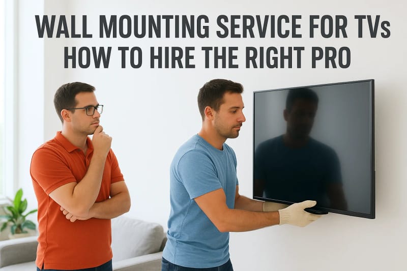 Wall Mounting Service for TVs: How to Hire the Right Pro