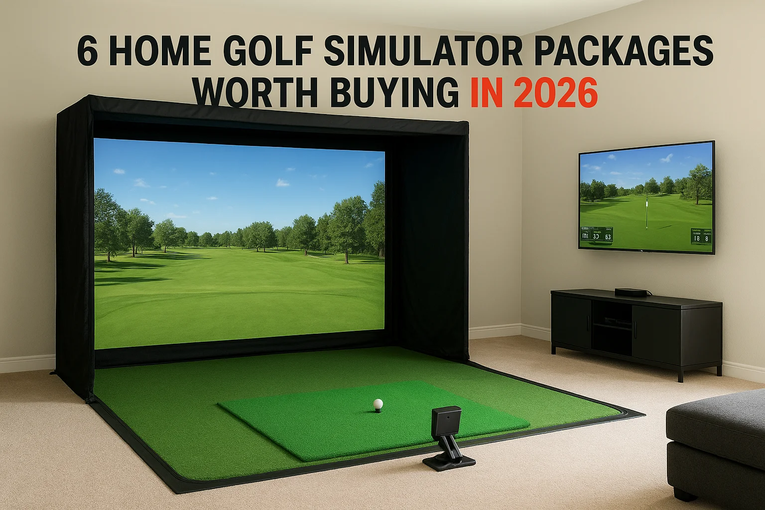 6 Home Golf Simulator Packages Worth Buying In 2026 | TVS Blog