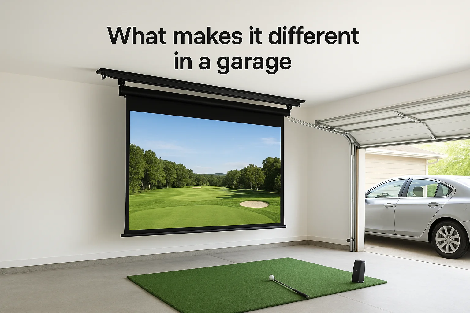 What makes it different in a garage