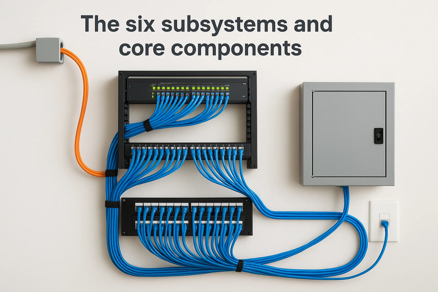 The six subsystems and core components