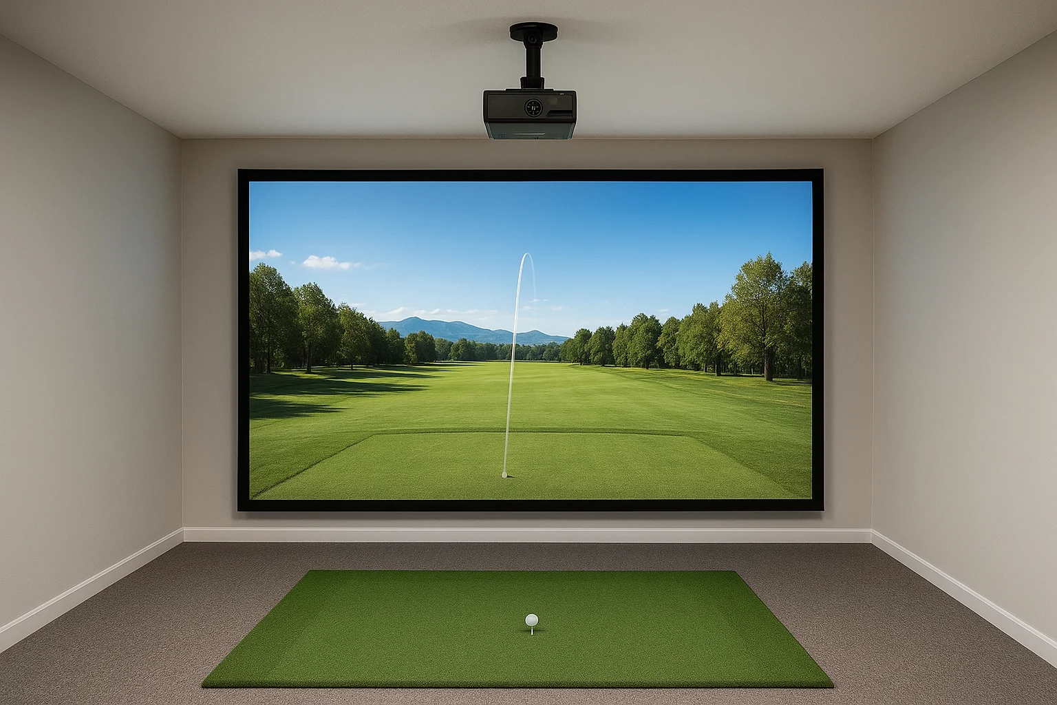 Overhead-mounted launch monitors