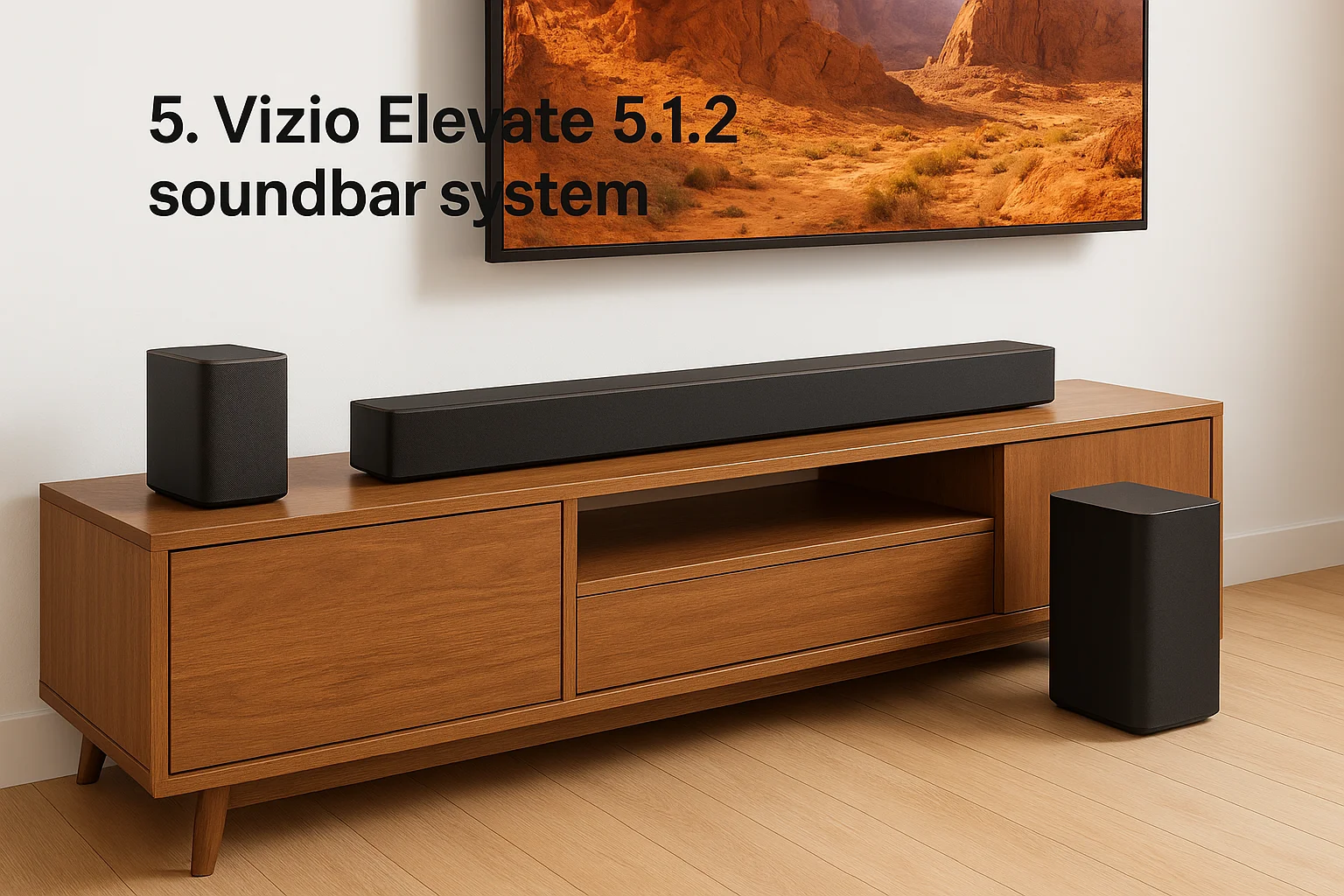 5. Vizio Elevate 5.1.2 soundbar system