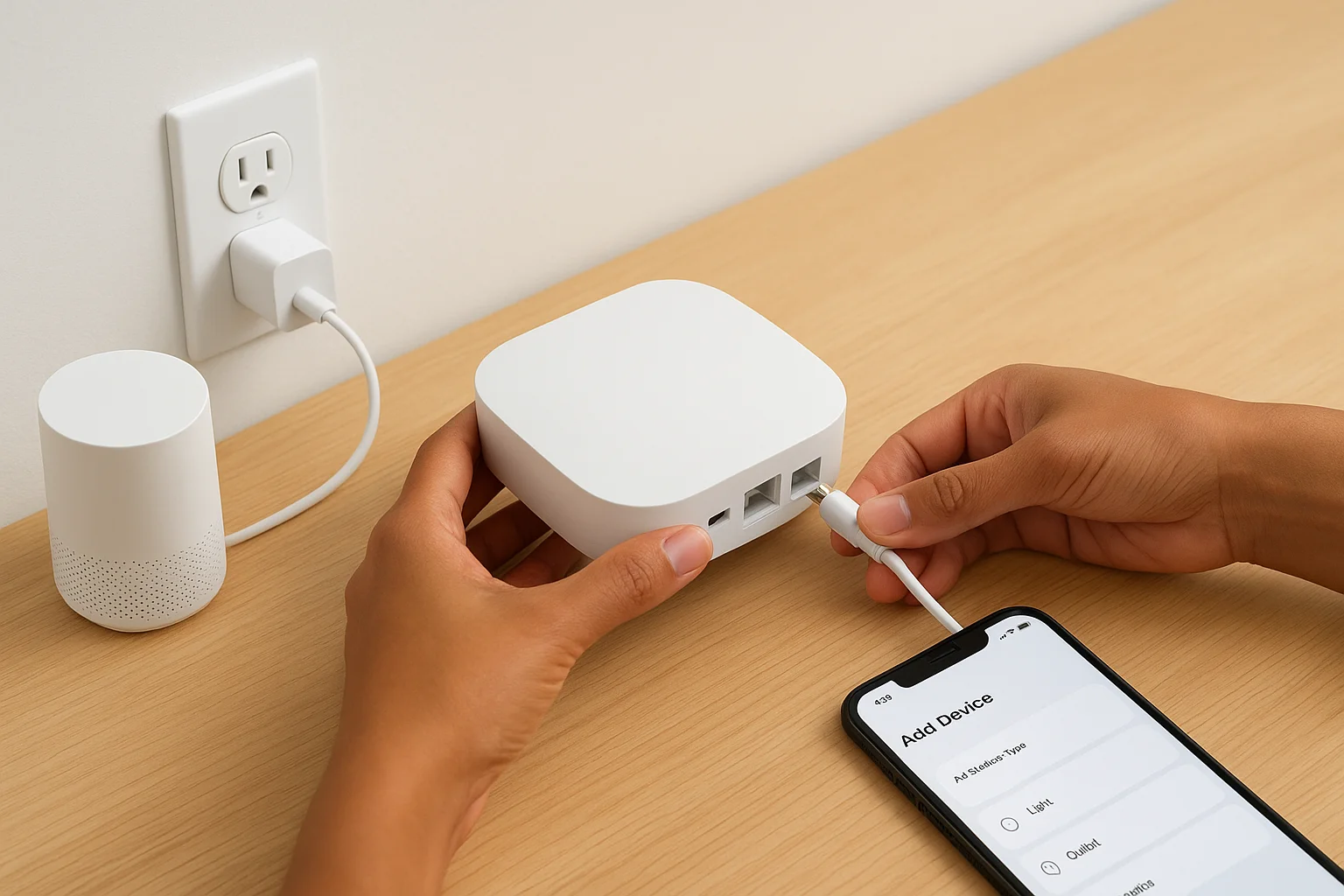 Getting your hub connected and devices added