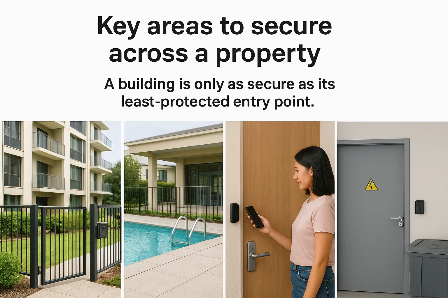 Key areas to secure across a property