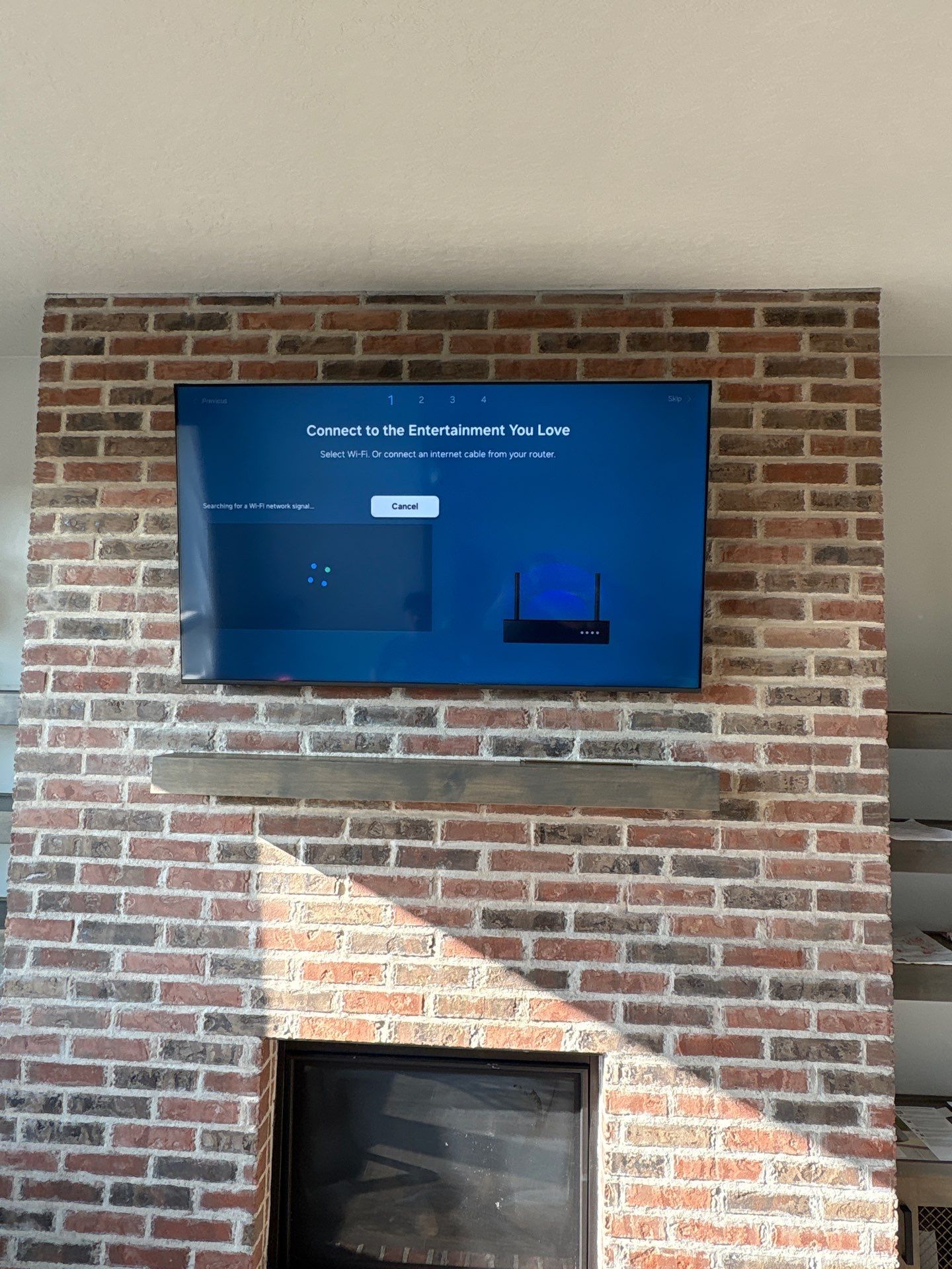 Secure 56"+ TV Mounting on Brick Wall in Boise, Idaho - Image 1