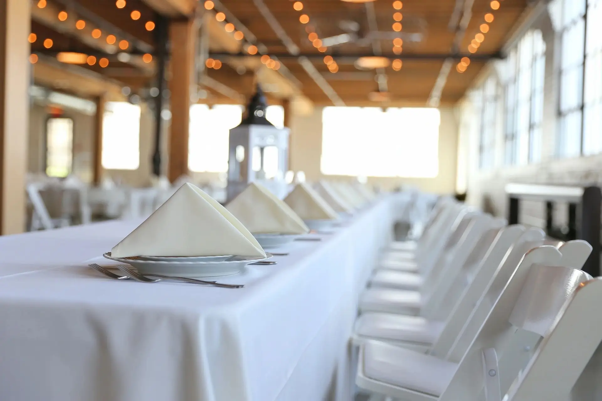 Elegant Restaurant with Smart Lighting and Audio Ambiance