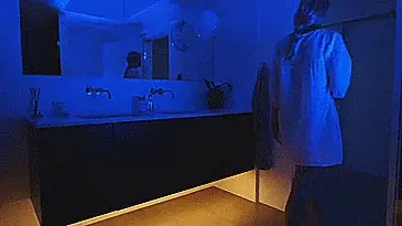 Auto sensing under the bed night light